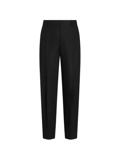 Dolce & Gabbana linen trousers Black GP10DTFU4JB