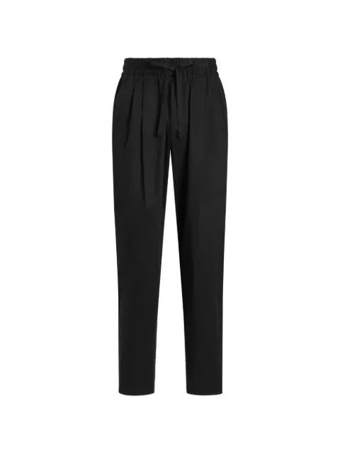 Dolce & Gabbana cotton gabardine jogging trousers Black GP12QZFUFNV