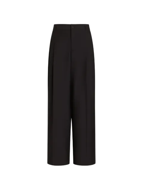 Dolce & Gabbana EXCLUSIVE wool faille trousers Blue GP0S2TFU2Z8
