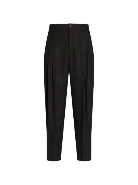 Dolce & Gabbana pinstripe virgin-wool trousers Grey GP13CTFR23W
