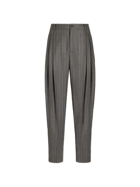 Dolce & Gabbana pinstripe virgin-wool trousers Grey GP13CTFR23W