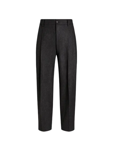 Dolce & Gabbana wool flannel trousers Grey GP0N2TFU291