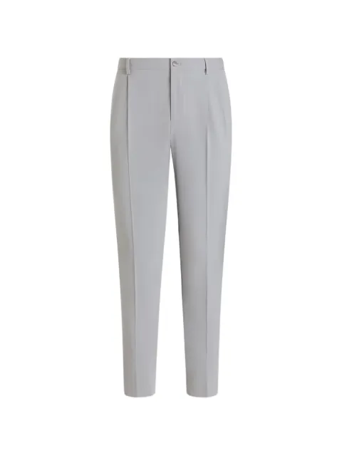 Dolce & Gabbana micro-rib trousers Grey GP0F2TFUBG3