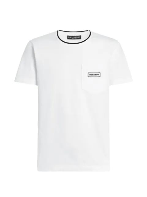 Dolce & Gabbana cotton T-shirt with logo White G8RA2ZG7Q2P