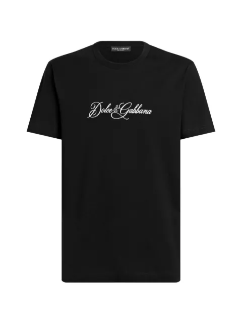 Dolce & Gabbana cotton T-shirt Black G8PT1ZG7P9K