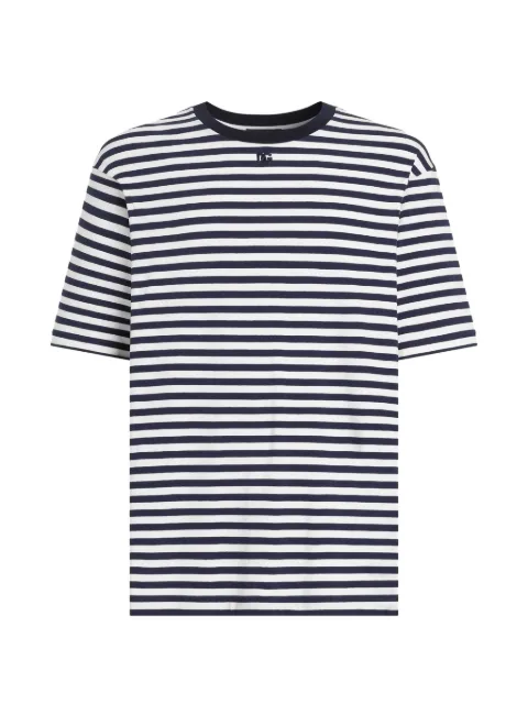 Dolce & Gabbana striped jersey T-shirt Blue G8PN9ZFBGAZ