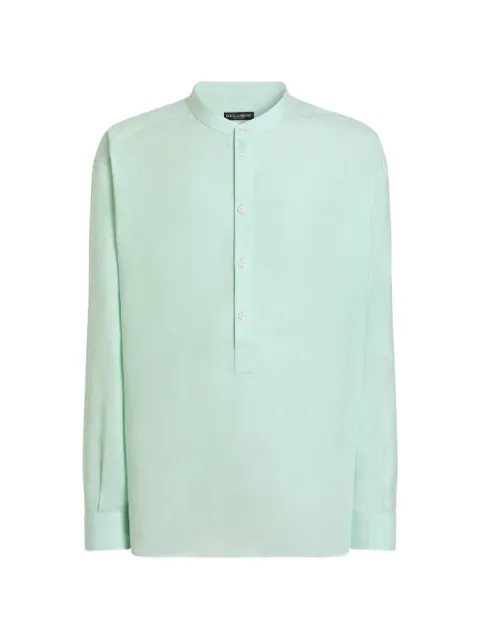 Dolce & Gabbana linen shirt Blue G5OR0TFU4JB