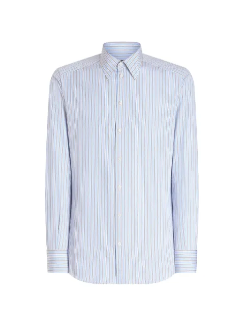 Dolce & Gabbana striped poplin Martini shirt White G5ML1TFR53U