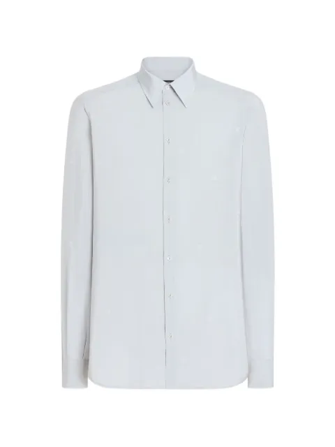 Dolce & Gabbana Martini shirt in jacquard Blue G5ML1TFJ1J4