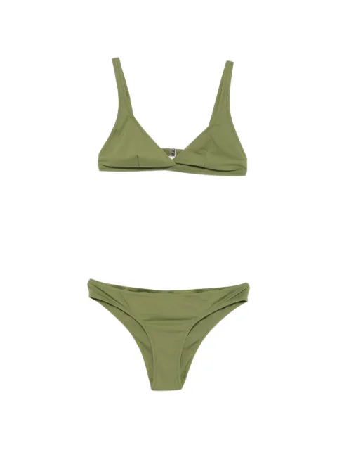 Laura Urbinati Sormonto triangle-top bikini Green E6C21RO