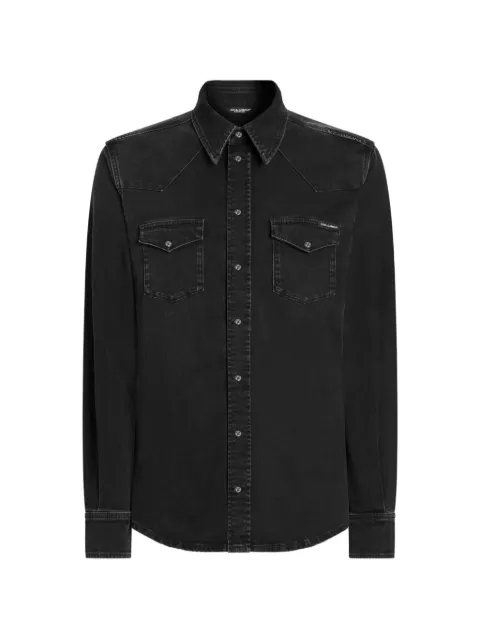 Dolce & Gabbana denim shirt Black G5JC8ZG8PI9