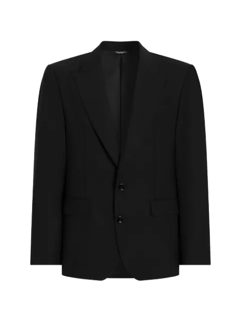 Dolce & Gabbana buttoned blazer Black G2TV4TFUBG5