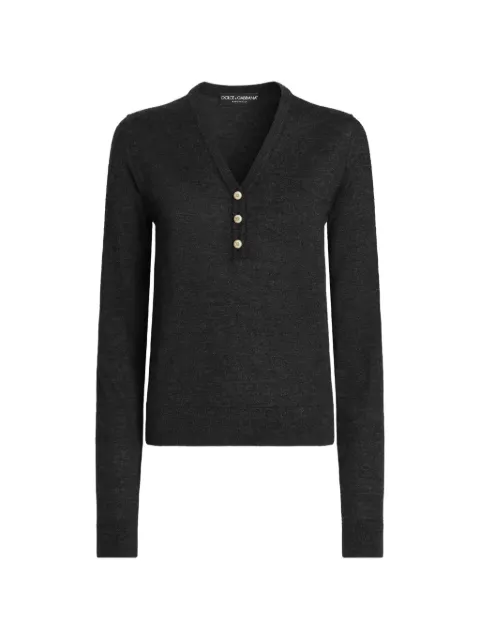Dolce & Gabbana cashmere pullover Grey FXY43TJBW2R