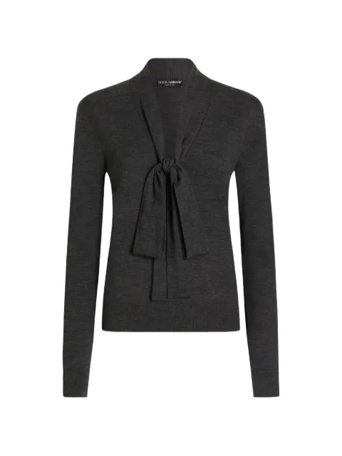 Dolce & Gabbana virgin wool pullover Grey FXY40TJDVM3