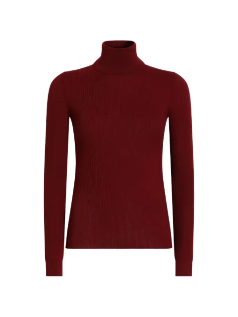 Dolce & Gabbana ribbed cashmere turtleneck pullover Red FXW95TJBW25