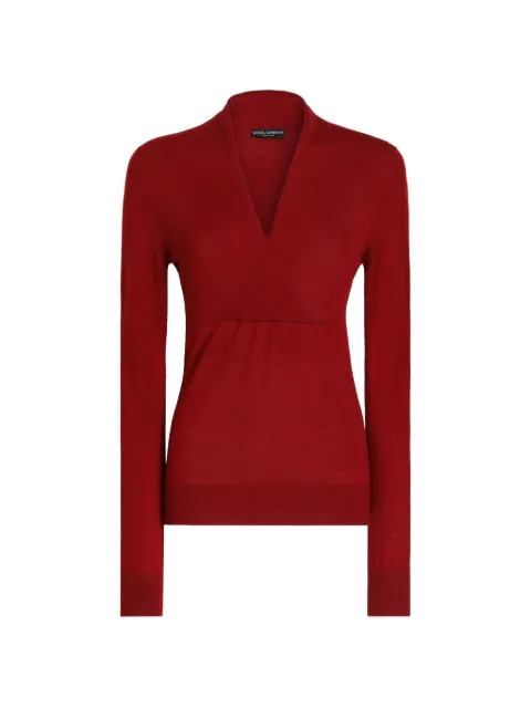 Dolce & Gabbana cashmere pullover Red FXW99TJDVMY