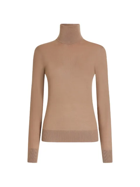 Dolce & Gabbana cashmere turtleneck pullover Brown FXW94TJBW24