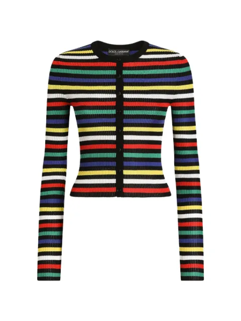 Dolce & Gabbana silk cardigan Black FXVDUZJBSPB
