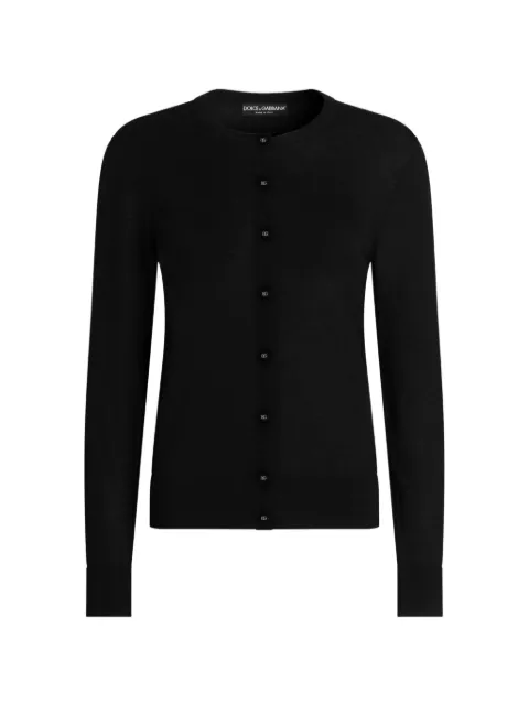 Dolce & Gabbana cashmere cardigan Black FXV09ZJGMHZ