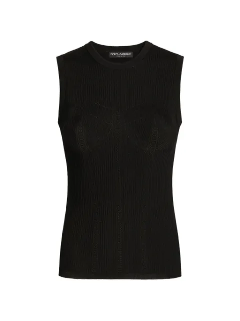Dolce & Gabbana knit top Black FXTA3TJAIR5