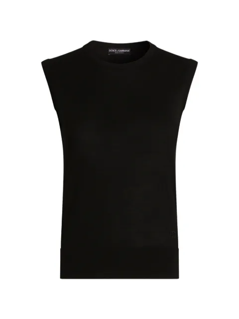 Dolce & Gabbana cashmere top Black FXT02ZJGMHZ