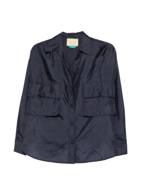 MOMONÌ Pitanga chest-pocket shirt Blue 261MMOSH01326111MO0885