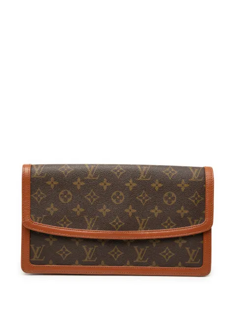 Louis Vuitton Pre-Owned 1990 Monogram Pochette Dame GM clutch bag Brown RGGUQXJ4DUDWLU7M
