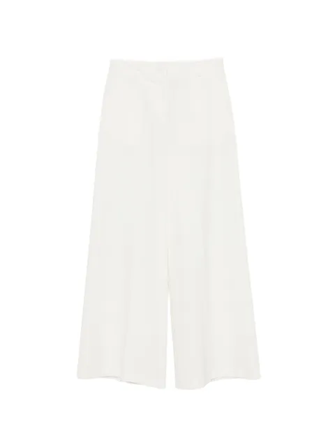 Blumarine wide-leg tailored trousers White 4P114A