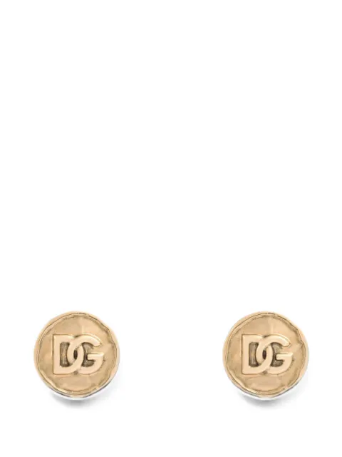 Dolce & Gabbana DG-logo clip earrings Gold WEP8L3W1111