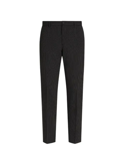 Dolce & Gabbana wool pinstripe trousers Black GY6FETFRBDQ