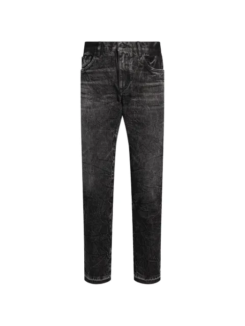 Dolce & Gabbana logo-plaque jeans Black GY07CDG8PI6