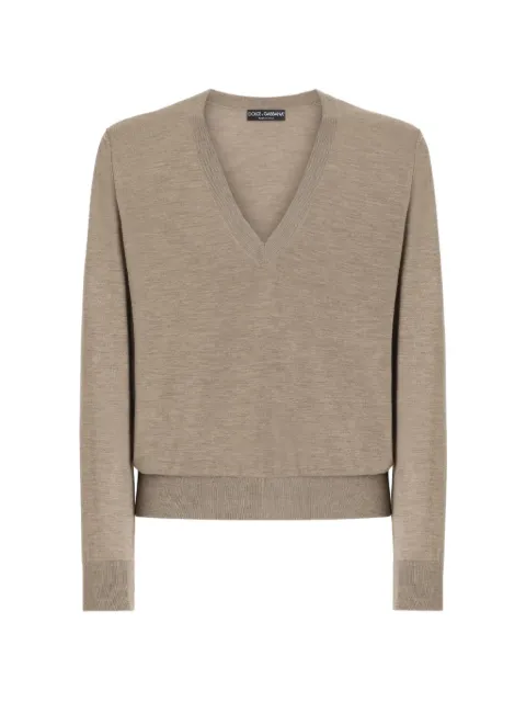 Dolce & Gabbana cashmere pullover Neutrals GXY55TJBW1W