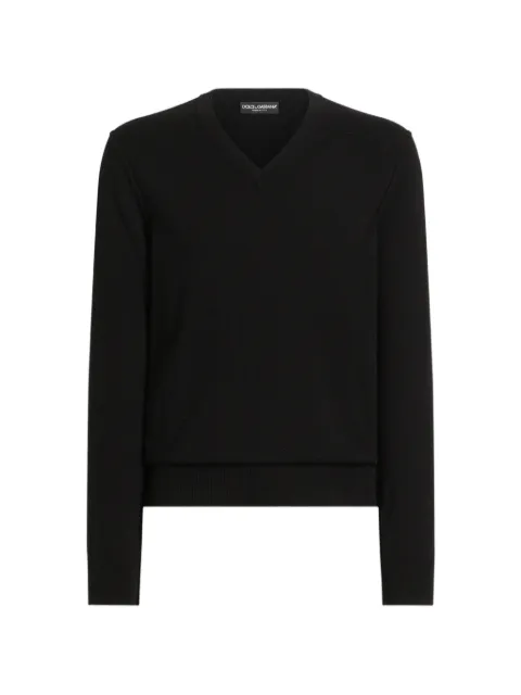 Dolce & Gabbana cashmere pullover Black GXX02TJBW1W