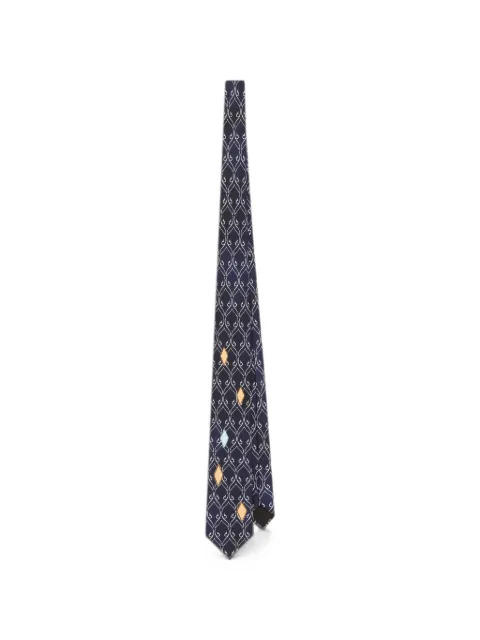 Dolce & Gabbana printed twill tie Blue GT147EG0WW9