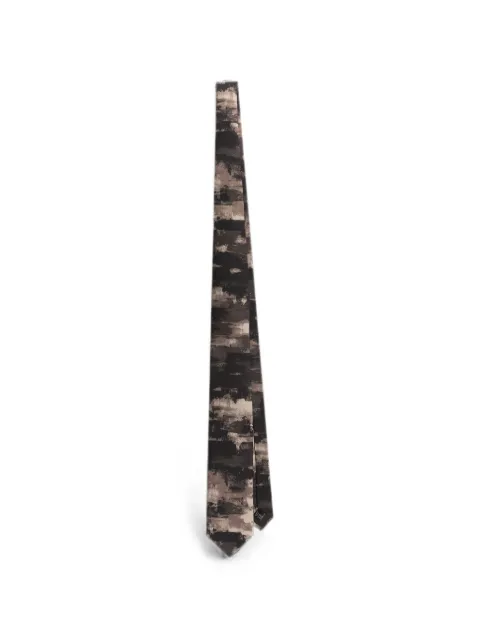 Dolce & Gabbana abstract-print twill tie Black GT147EG0WVZ