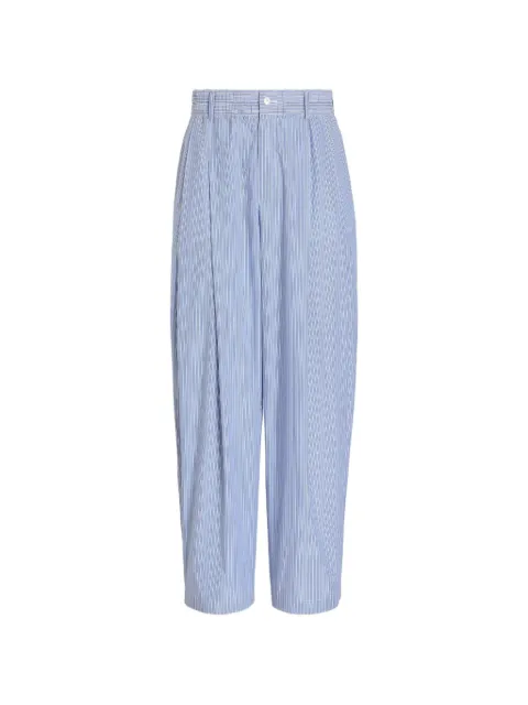 Dolce & Gabbana striped cotton jogging trousers Blue GP228TFR54O