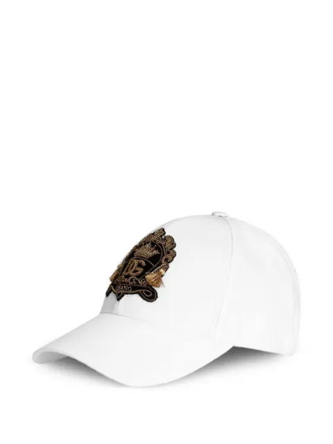 Dolce & Gabbana cotton gabardine baseball hat White GH590ZGK520