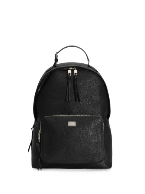 Dolce & Gabbana Vittoria calfskin backpack Black BM2727A0370