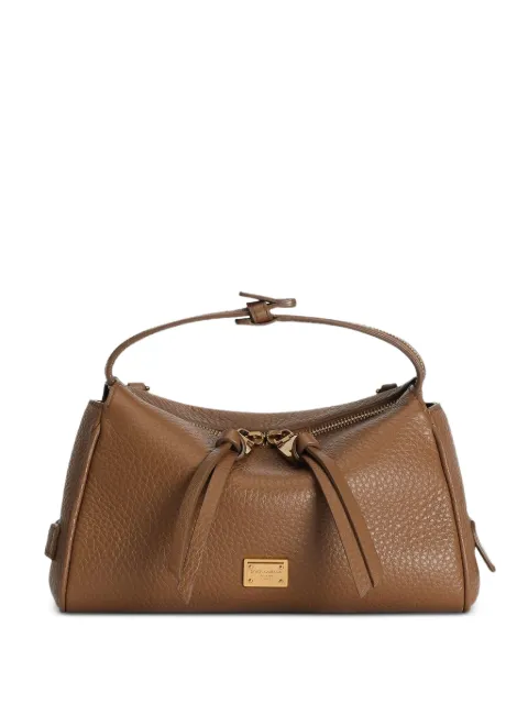 Dolce & Gabbana Vittoria calfskin crossbody bag Brown BB7889A0841
