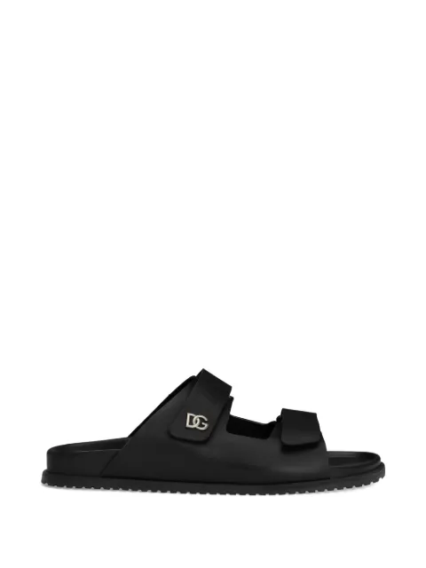 Dolce & Gabbana calfskin sandals Black A80522A9Q67