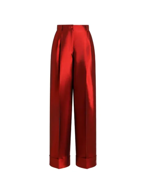 Dolce & Gabbana mikado trousers Red FTDLHTFU116