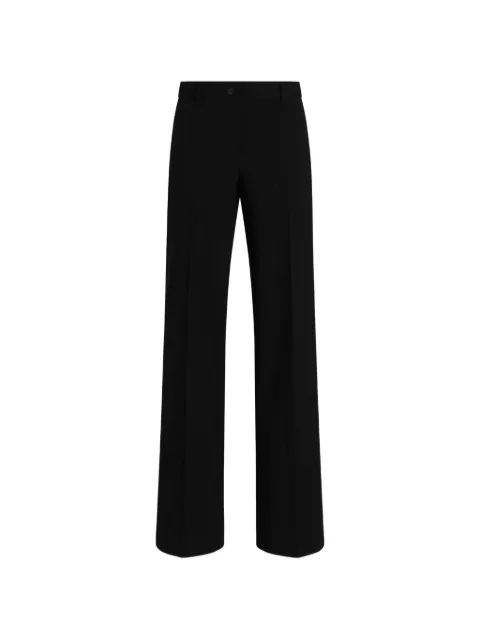 Dolce & Gabbana flared stretch-wool twill pants Black FTC31TFUBG3