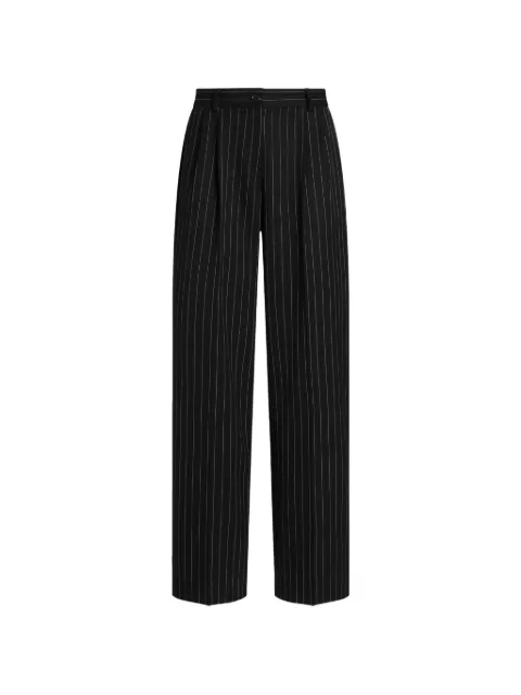 Dolce & Gabbana pinstripe wool trousers Black FTC17TFRZAT