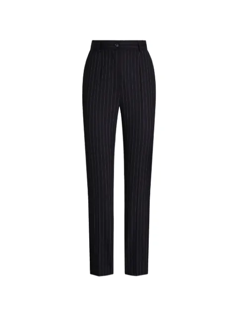 Dolce & Gabbana pinstripe wool trousers Black FTAM2TFRBDR