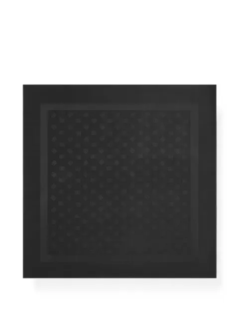 Dolce & Gabbana silk stolw with logo-jacquard Black FS209AGDD0W