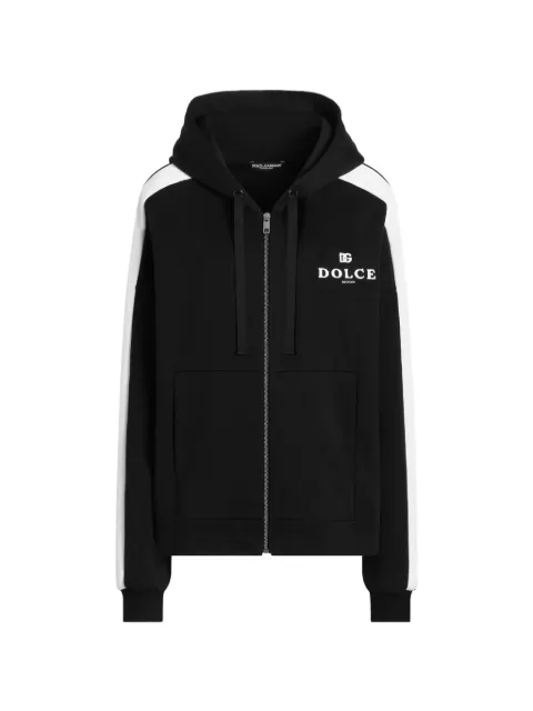 Dolce & Gabbana cotton hoodie Black F9U74ZHU7P4