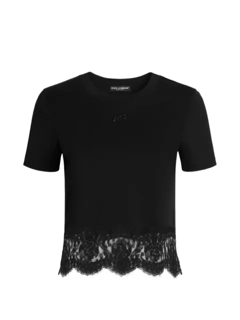 Dolce & Gabbana crew-neck T-shirt Black F8W71ZFU7EQ