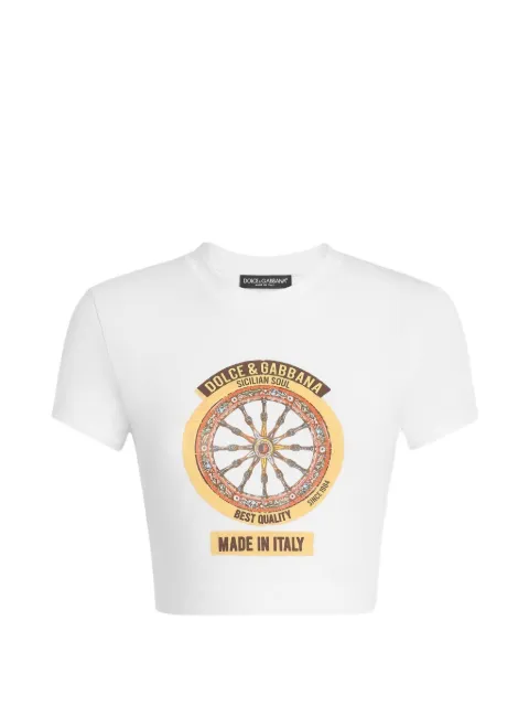 Dolce & Gabbana jersey t-shirt White F8V95TGDDVL