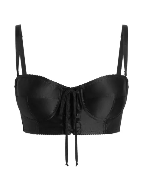 Dolce & Gabbana bustier top Black F73R1TGDCRP