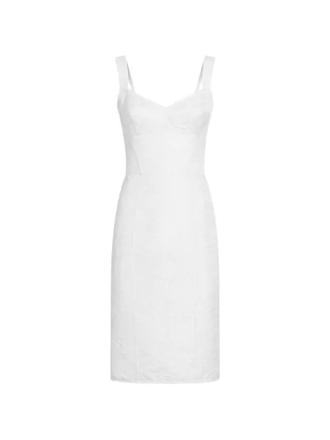 Dolce & Gabbana corsetry brocade dress White F63G9THJMR4